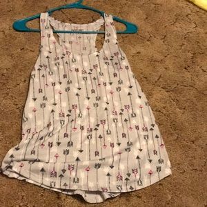 grey arizona brand tank top. worn once
